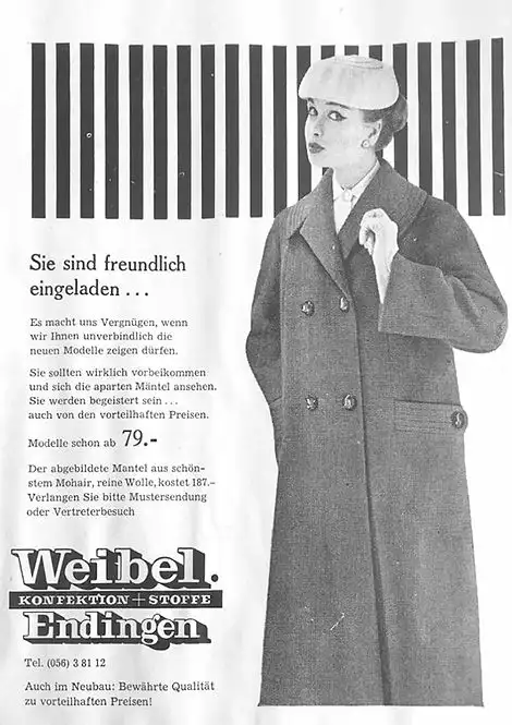Louise Weibel mit Kurt Weibel im Jahr 1950