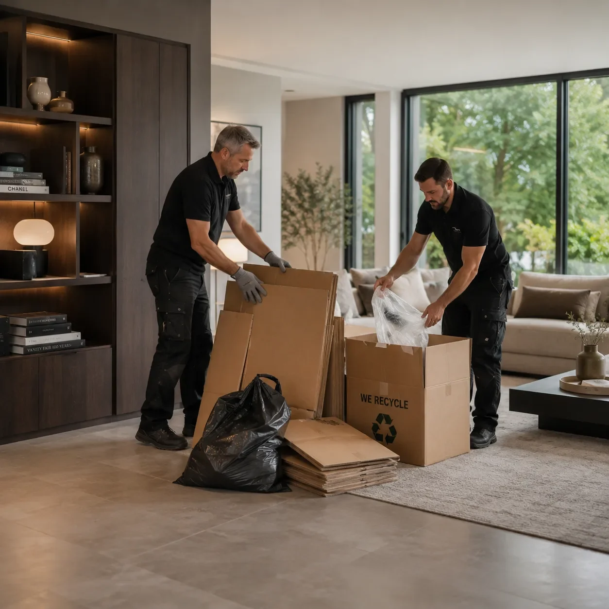 Möbelmontage und Auspacken durch das Montageteam